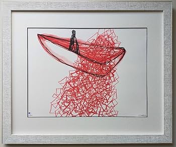 Amazon.co.jp: 宇美塩田千春 Wavy line 2019年リトグラフ 直筆